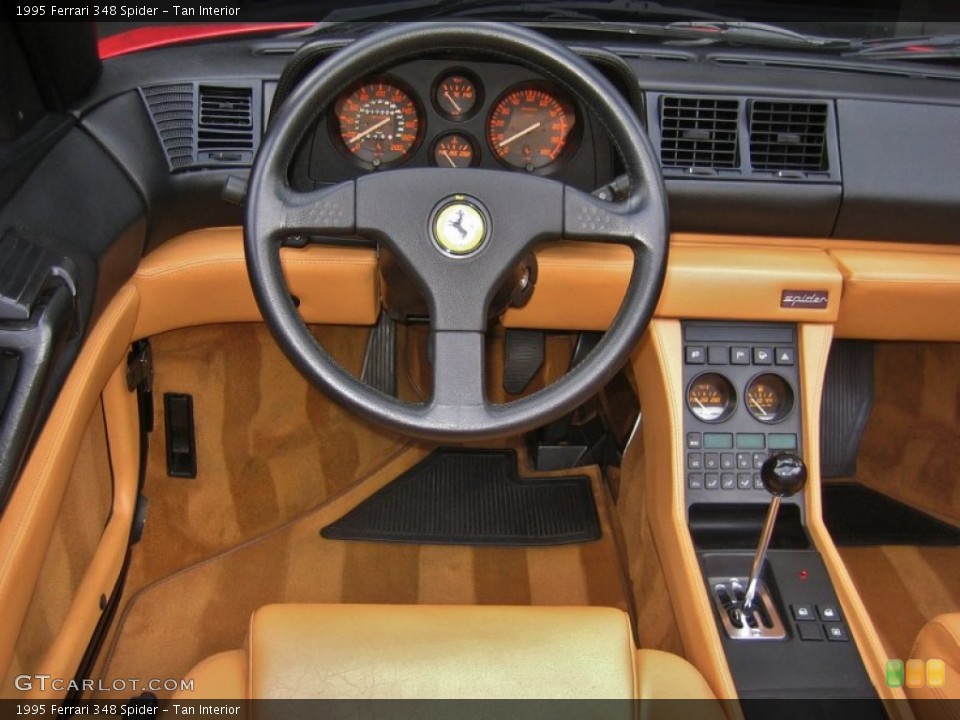 Tan Interior Dashboard for the 1995 Ferrari 348 Spider #58375392