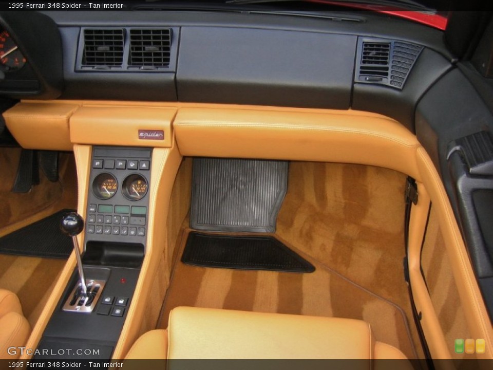 Tan Interior Dashboard for the 1995 Ferrari 348 Spider #58375401