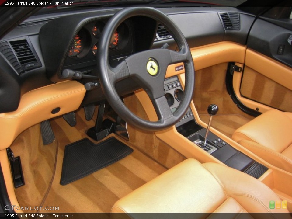 Tan 1995 Ferrari 348 Interiors