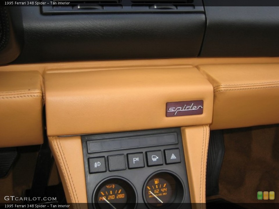 Tan Interior Controls for the 1995 Ferrari 348 Spider #58375460