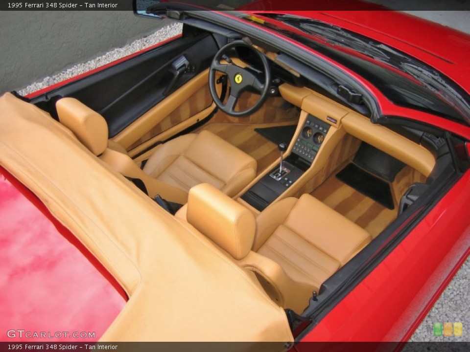 Tan Interior Photo for the 1995 Ferrari 348 Spider #58375511