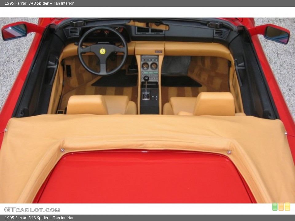 Tan Interior Photo for the 1995 Ferrari 348 Spider #58375520