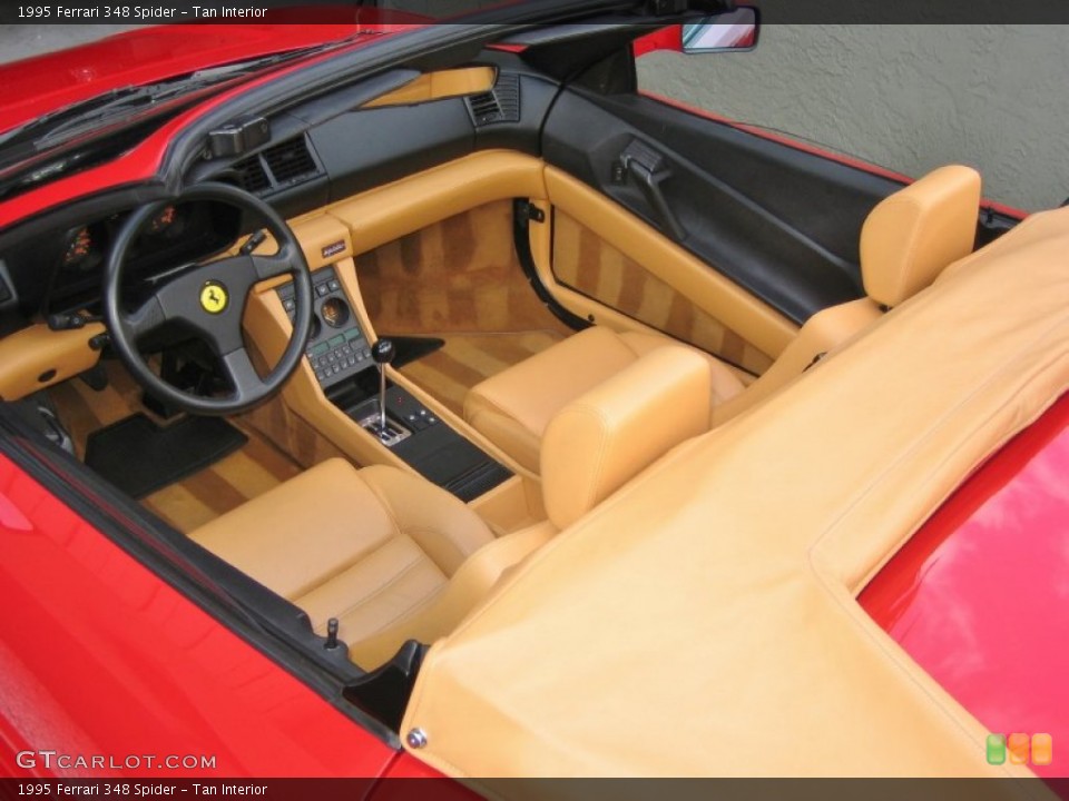 Tan Interior Photo for the 1995 Ferrari 348 Spider #58375529