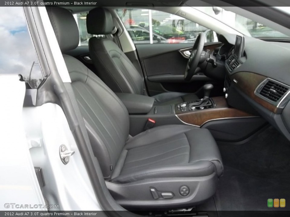Black Interior Photo for the 2012 Audi A7 3.0T quattro Premium #58376472