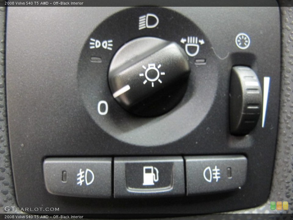 Off-Black Interior Controls for the 2008 Volvo S40 T5 AWD #58378929