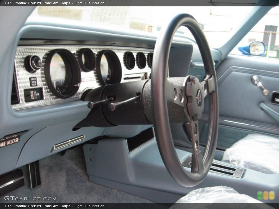 Light Blue Interior Steering Wheel for the 1978 Pontiac Firebird Trans Am Coupe #58382430