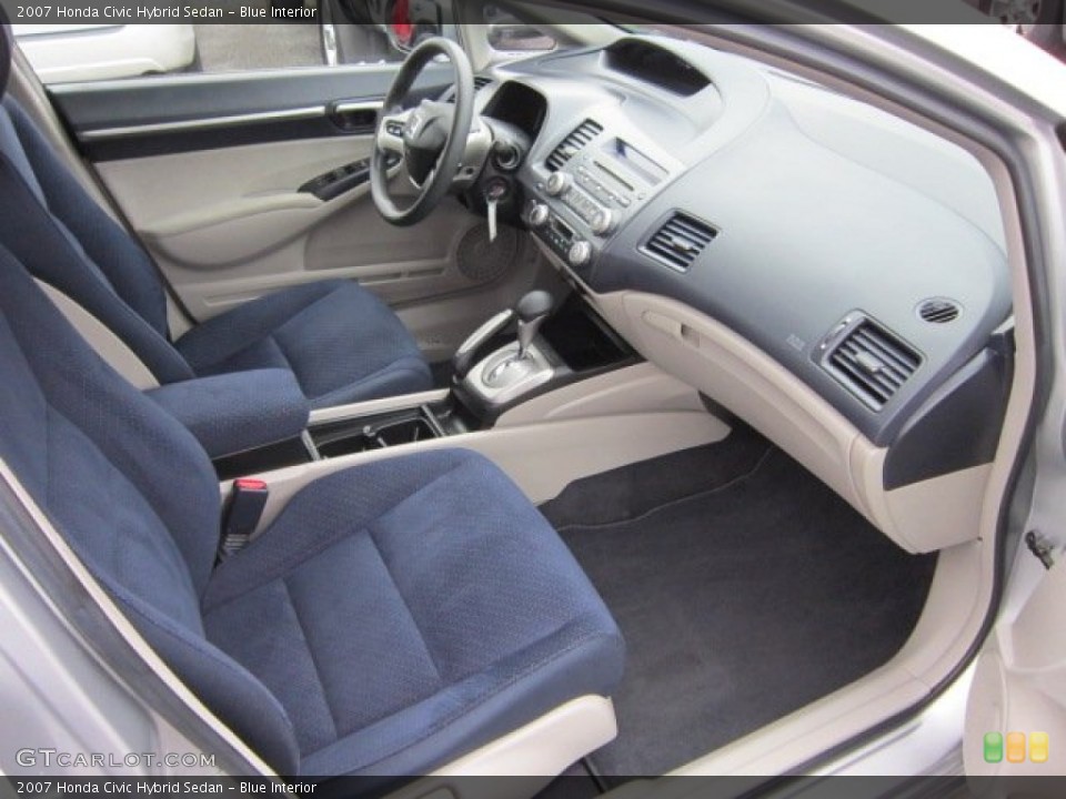 Blue Interior Photo for the 2007 Honda Civic Hybrid Sedan #58383135
