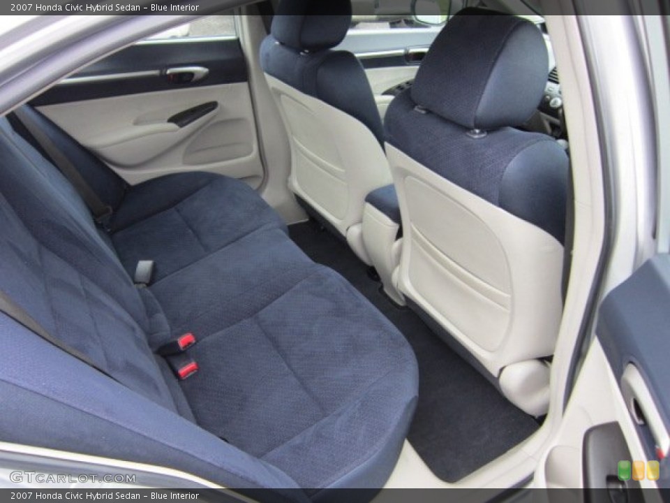 Blue Interior Photo for the 2007 Honda Civic Hybrid Sedan #58383144