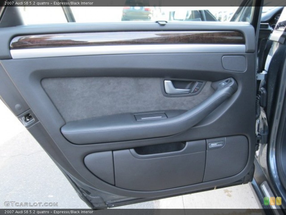 Espresso/Black Interior Door Panel for the 2007 Audi S8 5.2 quattro #58386222