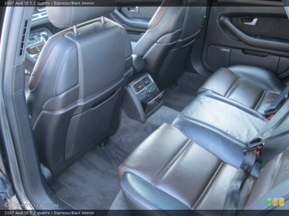 Espresso/Black Interior Photo for the 2007 Audi S8 5.2 quattro #58386225
