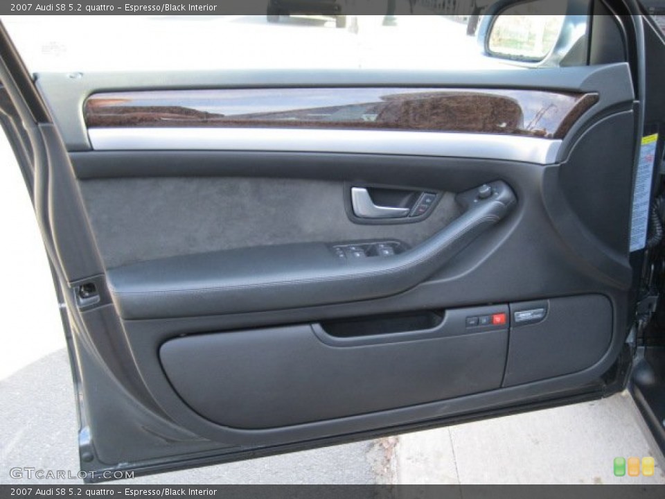 Espresso/Black Interior Door Panel for the 2007 Audi S8 5.2 quattro #58386234