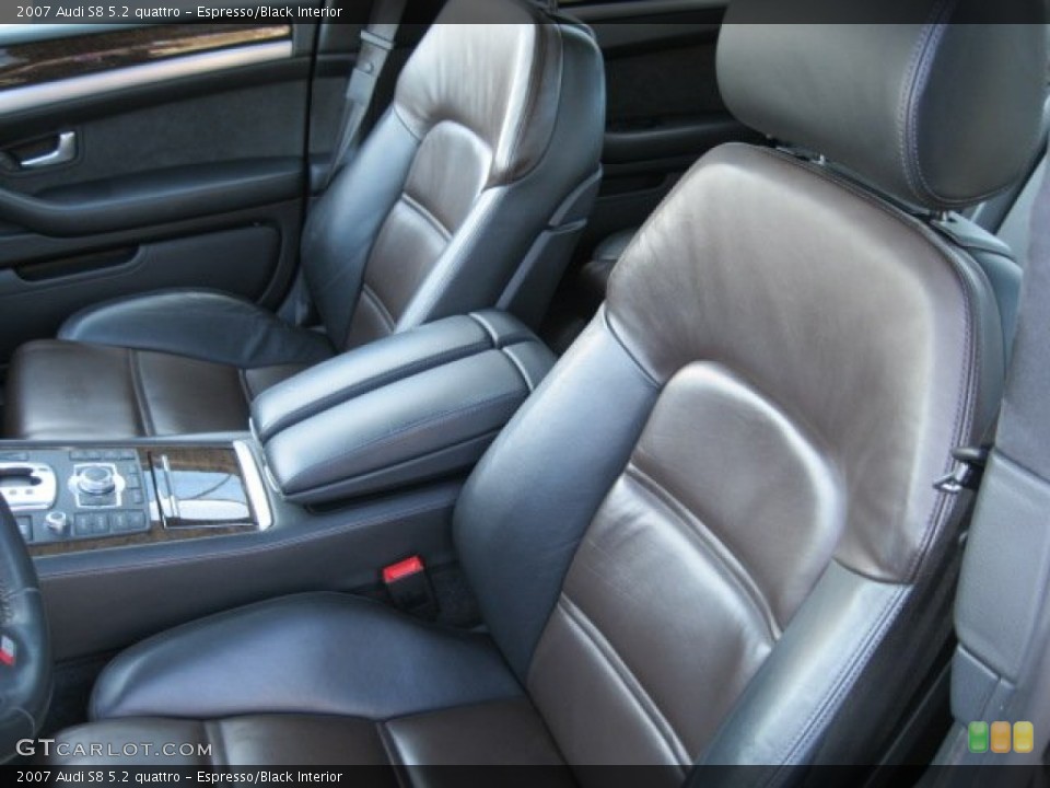 Espresso/Black Interior Photo for the 2007 Audi S8 5.2 quattro #58386244