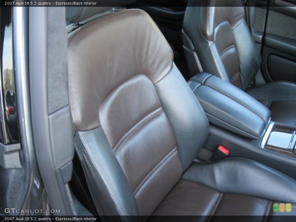 Espresso/Black Interior Photo for the 2007 Audi S8 5.2 quattro #58386264