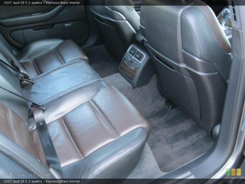 Espresso/Black Interior Photo for the 2007 Audi S8 5.2 quattro #58386279