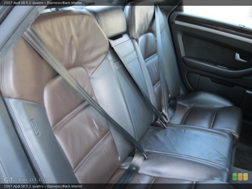 Espresso/Black Interior Photo for the 2007 Audi S8 5.2 quattro #58386282