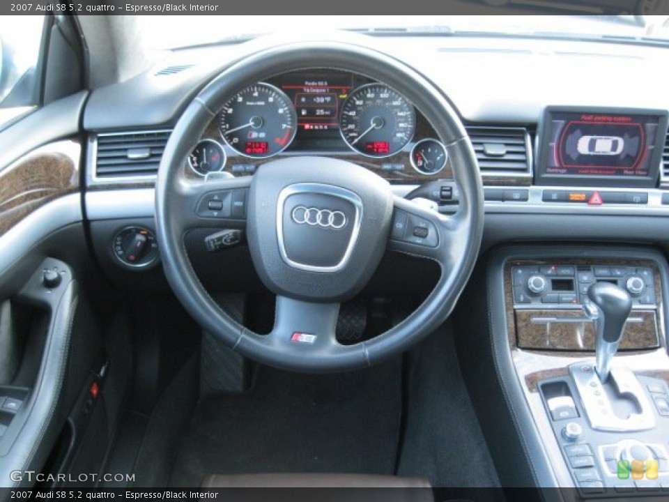 Espresso/Black Interior Dashboard for the 2007 Audi S8 5.2 quattro #58386285