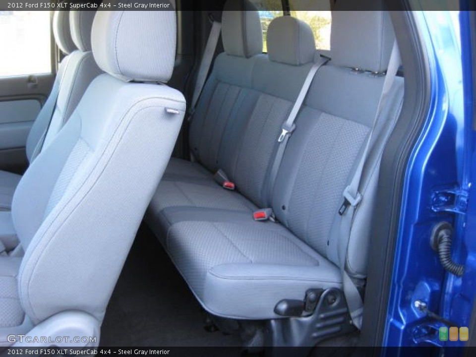 Steel Gray Interior Photo for the 2012 Ford F150 XLT SuperCab 4x4 #58391488