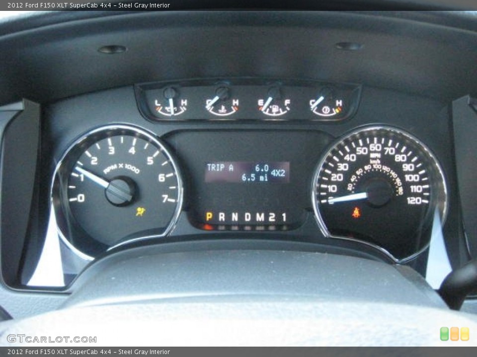 Steel Gray Interior Gauges for the 2012 Ford F150 XLT SuperCab 4x4 #58393081