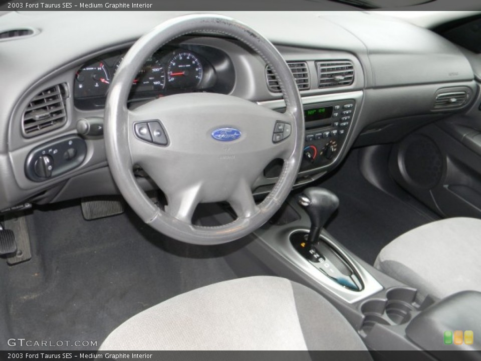 Medium Graphite Interior Dashboard for the 2003 Ford Taurus SES #58393870