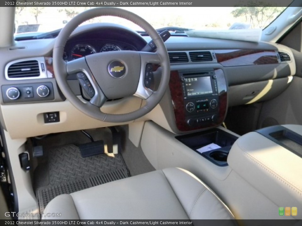 Dark Cashmere/Light Cashmere Interior Prime Interior for the 2012 Chevrolet Silverado 3500HD LTZ Crew Cab 4x4 Dually #58395703
