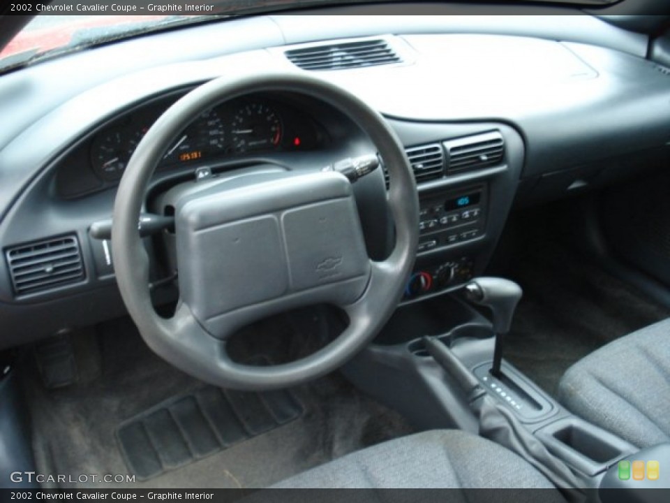 Graphite Interior Dashboard for the 2002 Chevrolet Cavalier Coupe #58398431