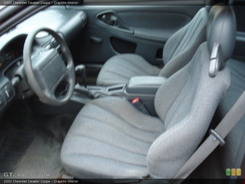 Graphite Interior Photo for the 2002 Chevrolet Cavalier Coupe #58398440
