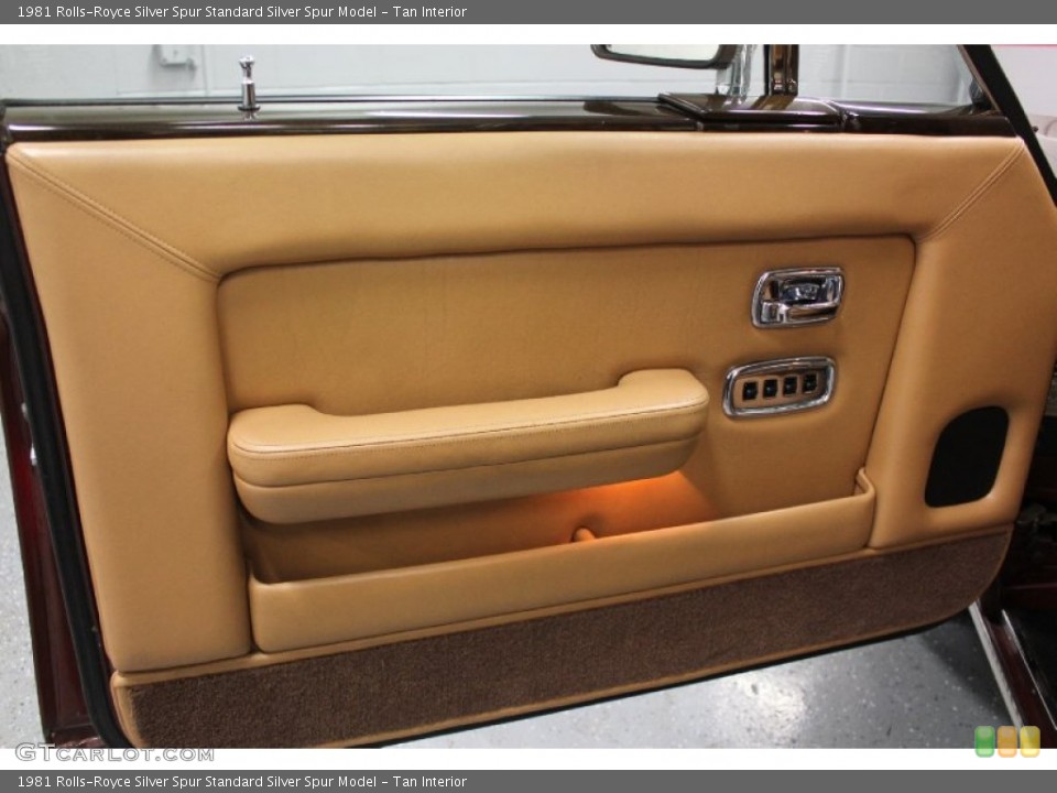 Tan Interior Door Panel for the 1981 Rolls-Royce Silver Spur  #58398689