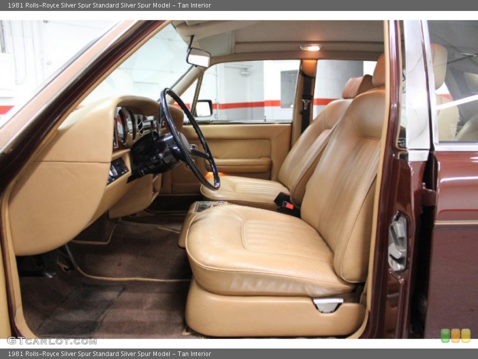 Tan Interior Photo for the 1981 Rolls-Royce Silver Spur  #58398731