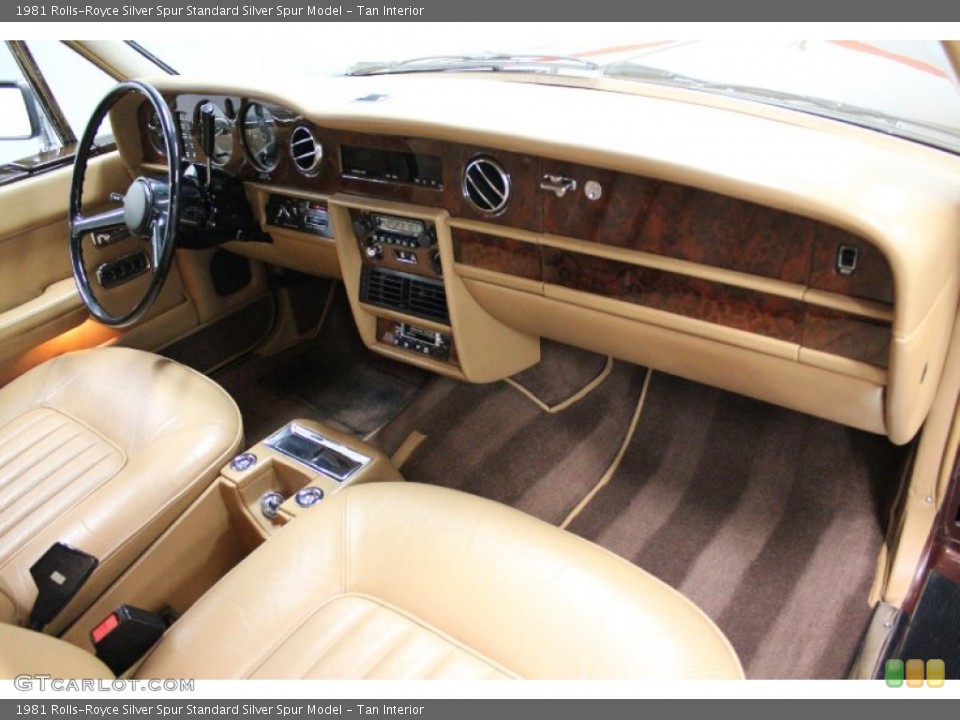 Tan Interior Dashboard for the 1981 Rolls-Royce Silver Spur  #58398903