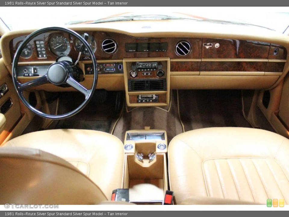 Tan Interior Dashboard for the 1981 Rolls-Royce Silver Spur  #58398946