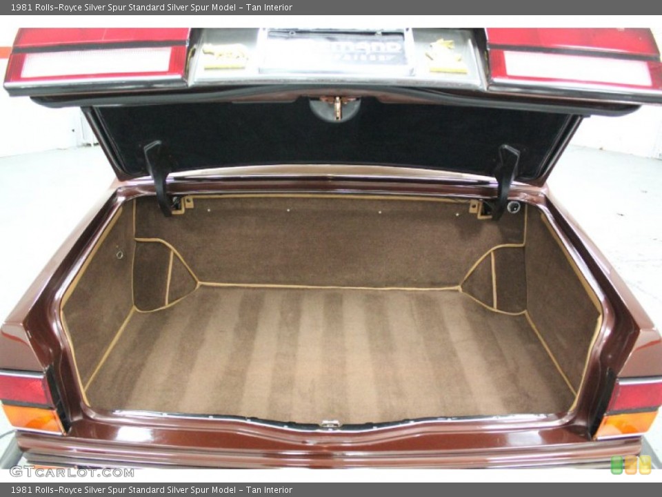 Tan Interior Trunk for the 1981 Rolls-Royce Silver Spur  #58399332