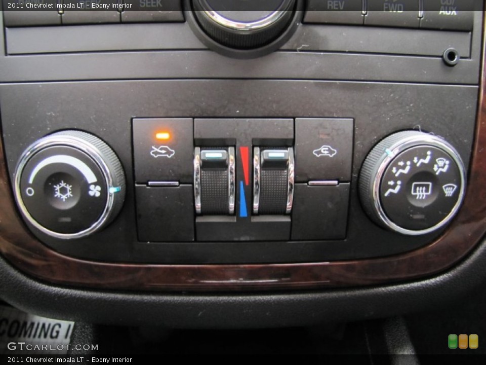 Ebony Interior Controls for the 2011 Chevrolet Impala LT #58400522