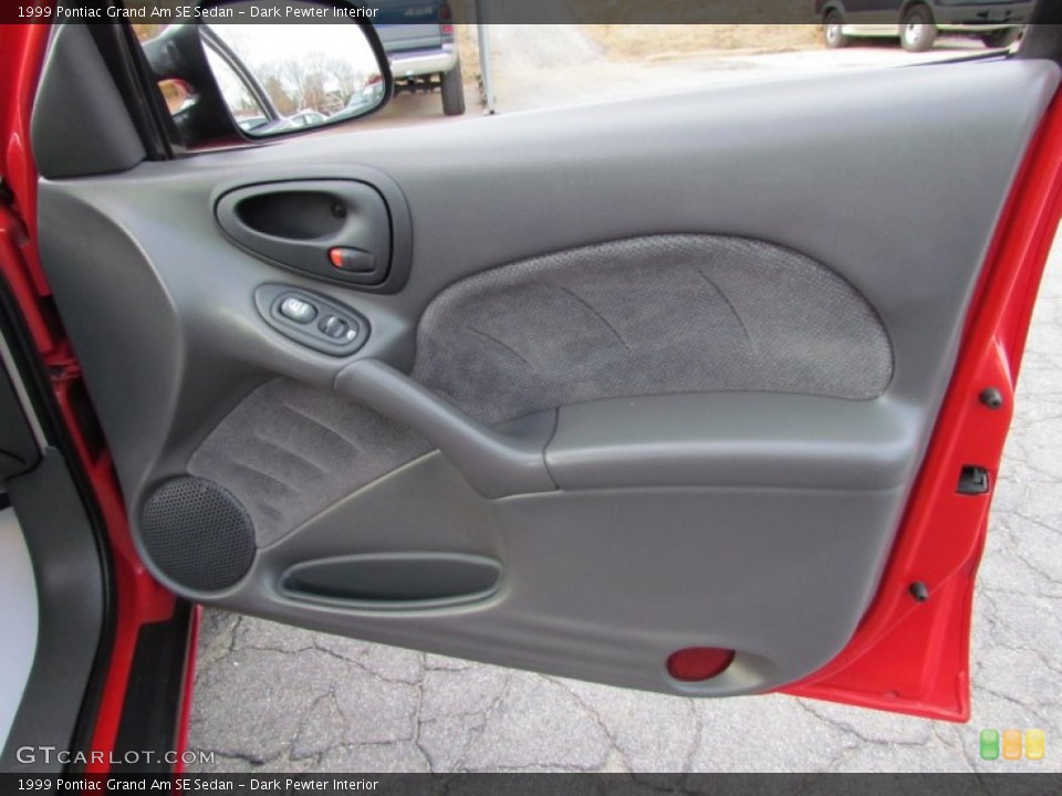 Dark Pewter Interior Door Panel for the 1999 Pontiac Grand Am SE Sedan #58400802