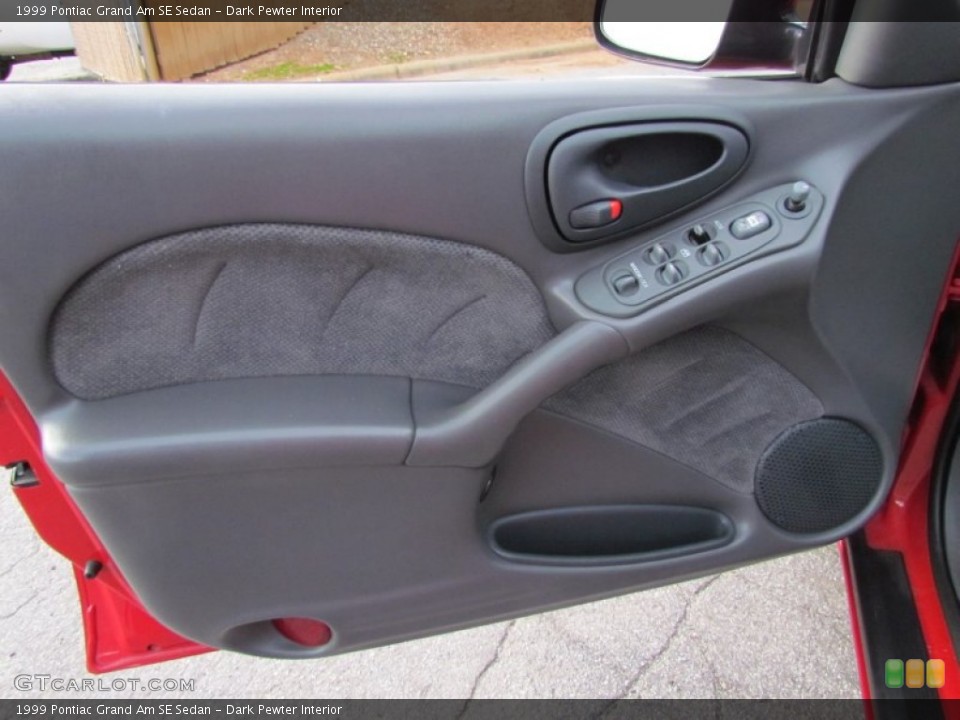 Dark Pewter Interior Door Panel for the 1999 Pontiac Grand Am SE Sedan #58400861