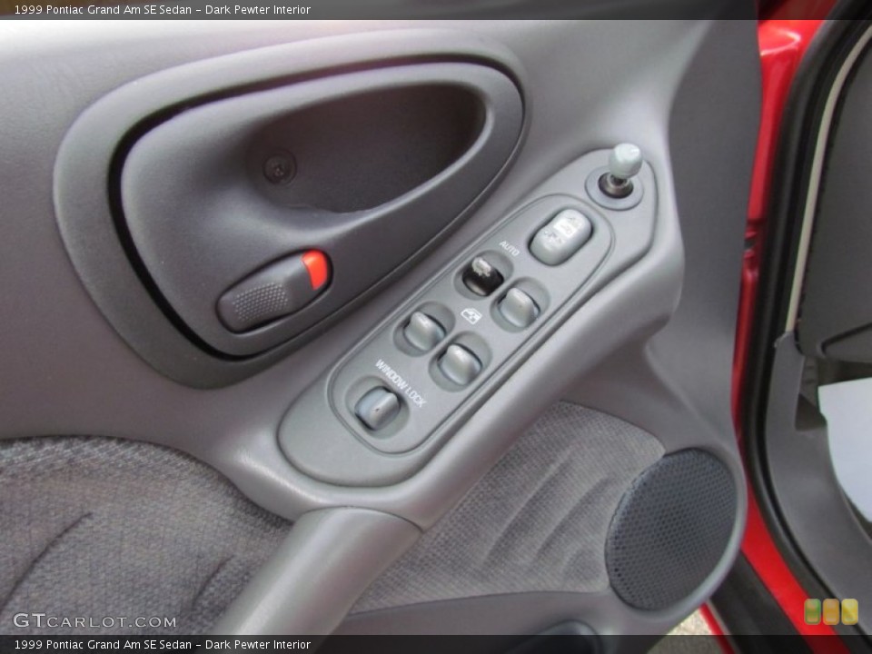Dark Pewter Interior Controls for the 1999 Pontiac Grand Am SE Sedan #58400870