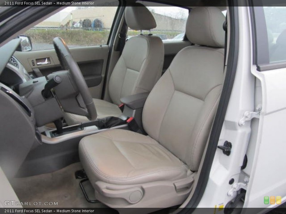 Medium Stone Interior Photo for the 2011 Ford Focus SEL Sedan #58407446