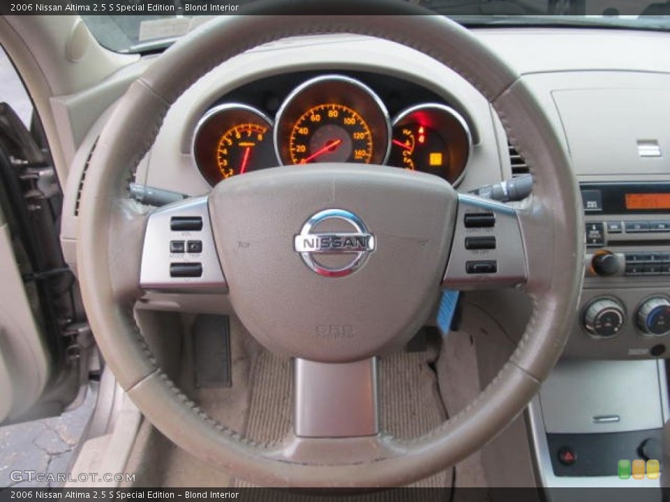 Blond Interior Steering Wheel for the 2006 Nissan Altima 2.5 S Special Edition #58407830