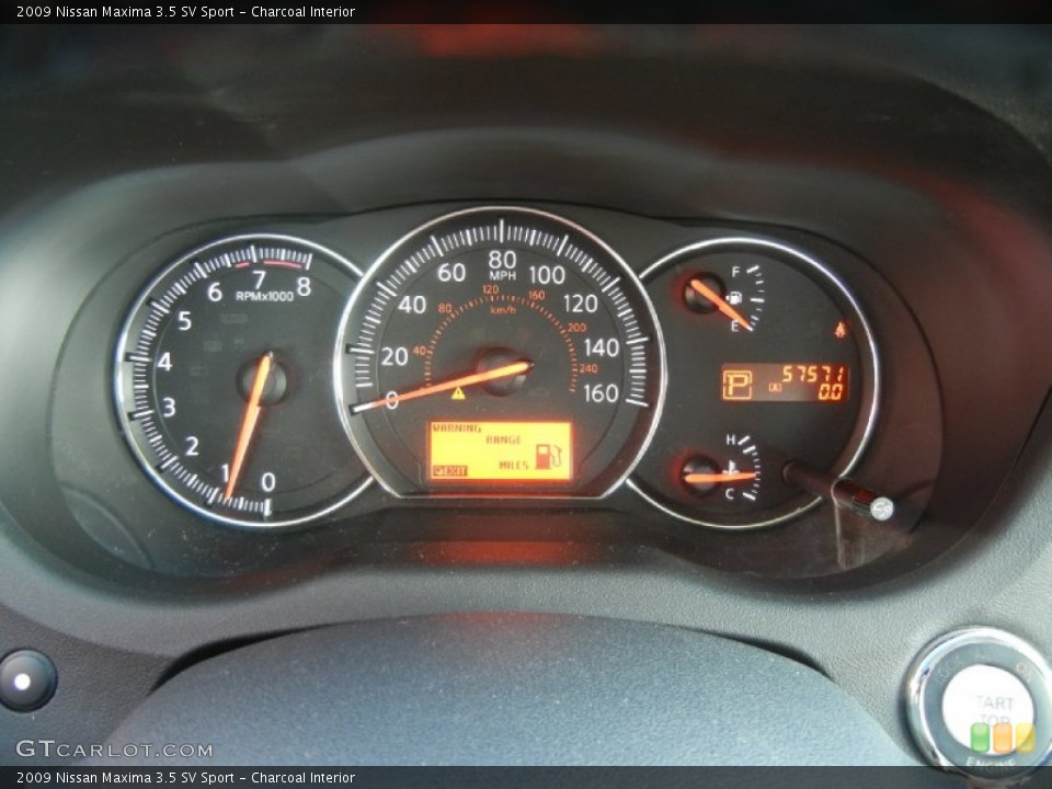 Charcoal Interior Gauges for the 2009 Nissan Maxima 3.5 SV Sport #58409804