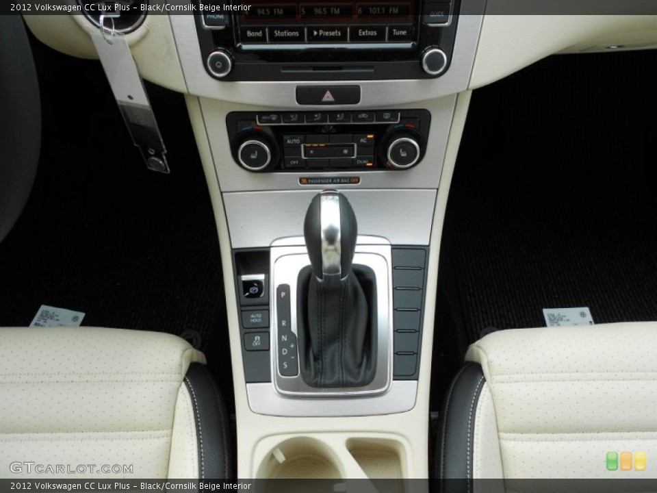 Black/Cornsilk Beige Interior Transmission for the 2012 Volkswagen CC Lux Plus #58413363