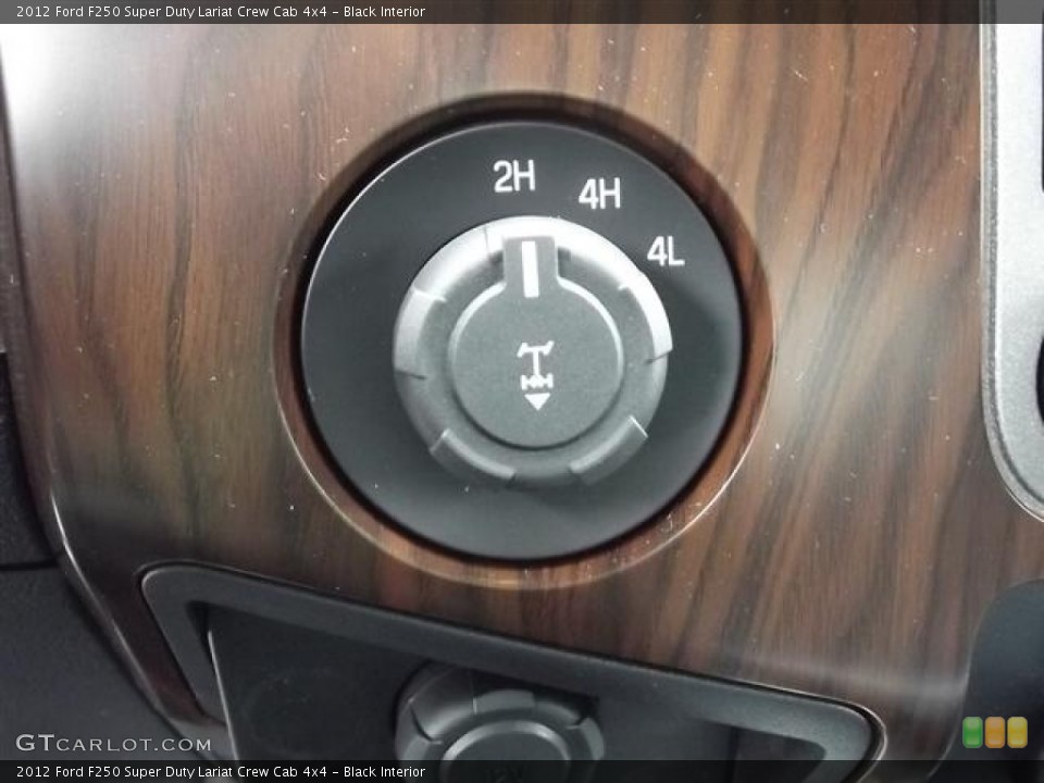 Black Interior Controls for the 2012 Ford F250 Super Duty Lariat Crew Cab 4x4 #58414818