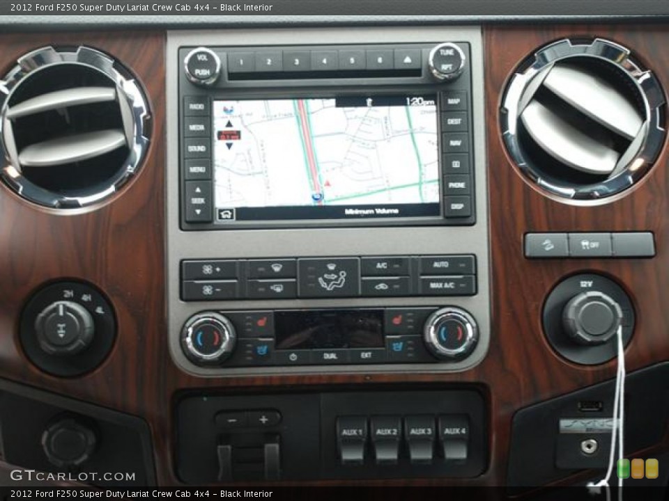 Black Interior Navigation for the 2012 Ford F250 Super Duty Lariat Crew Cab 4x4 #58415238