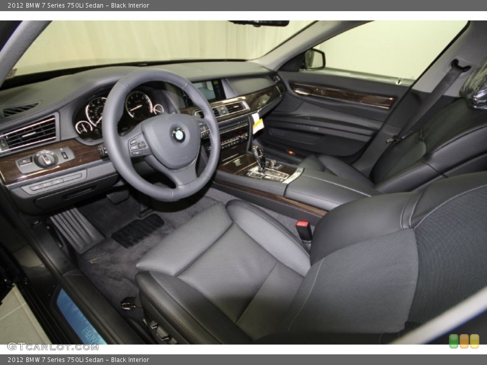 Black Interior Photo for the 2012 BMW 7 Series 750Li Sedan #58415684