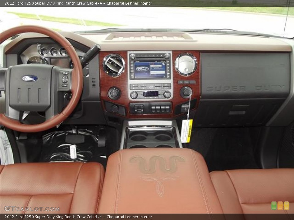 Chaparral Leather Interior Dashboard for the 2012 Ford F250 Super Duty King Ranch Crew Cab 4x4 #58417074