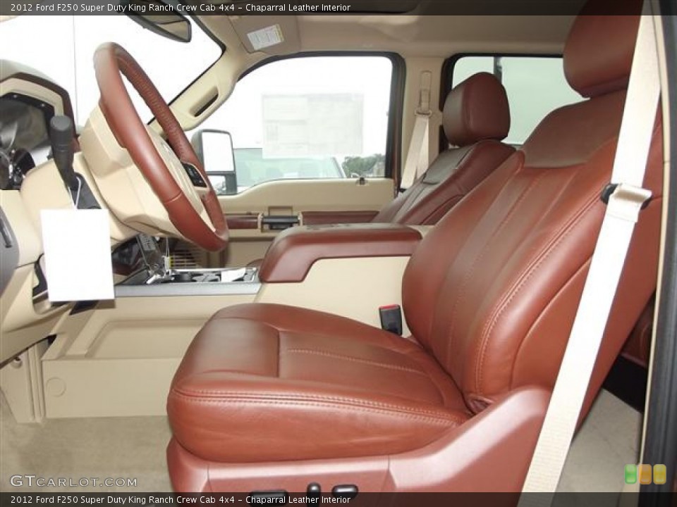 Chaparral Leather Interior Photo for the 2012 Ford F250 Super Duty King Ranch Crew Cab 4x4 #58417455