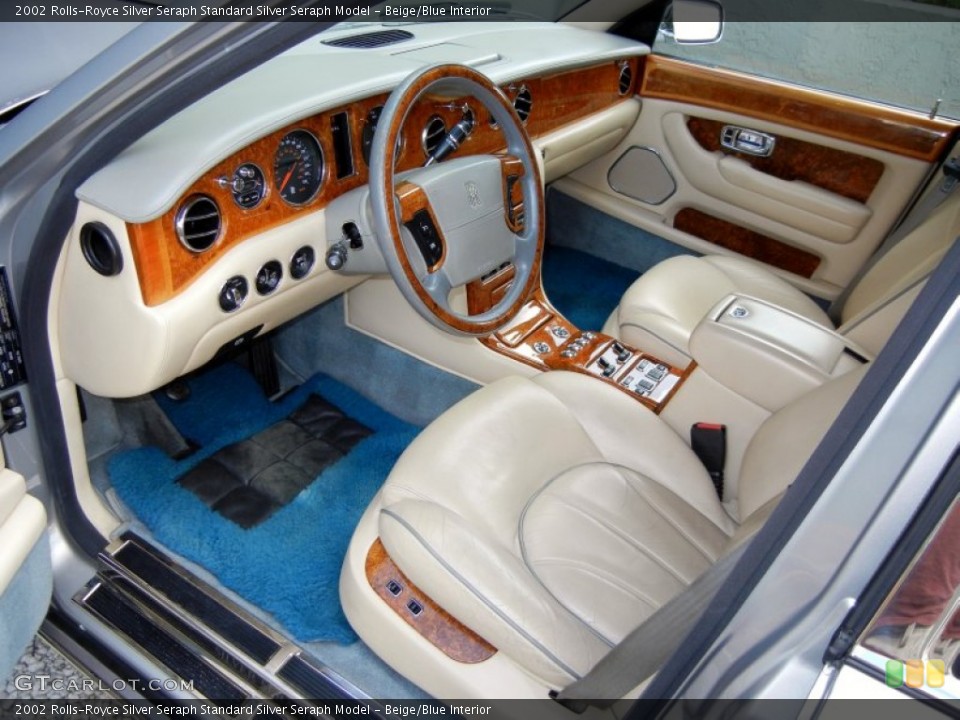 Beige/Blue Interior Photo for the 2002 Rolls-Royce Silver Seraph  #58417749