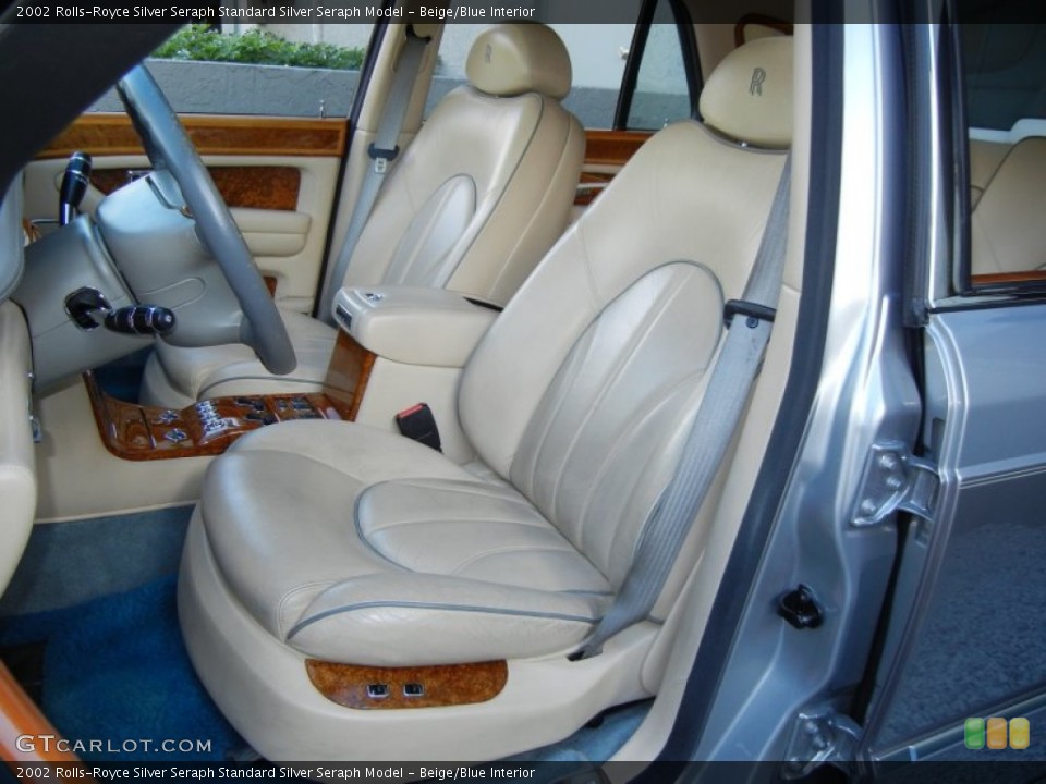 Beige/Blue Interior Photo for the 2002 Rolls-Royce Silver Seraph  #58417758