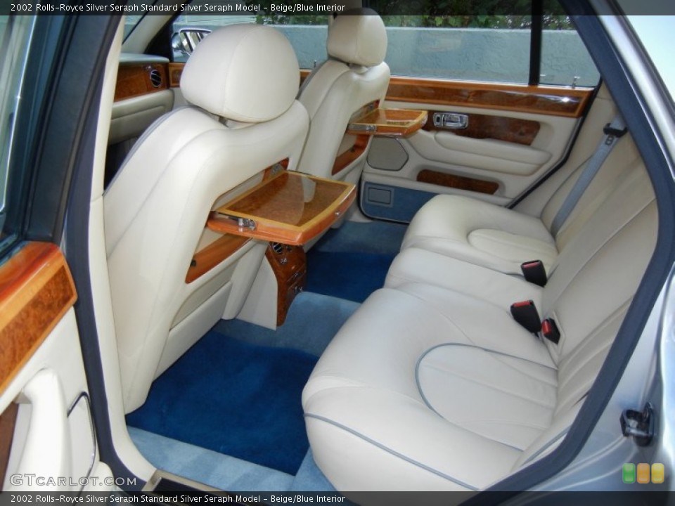 Beige/Blue Interior Photo for the 2002 Rolls-Royce Silver Seraph  #58417768