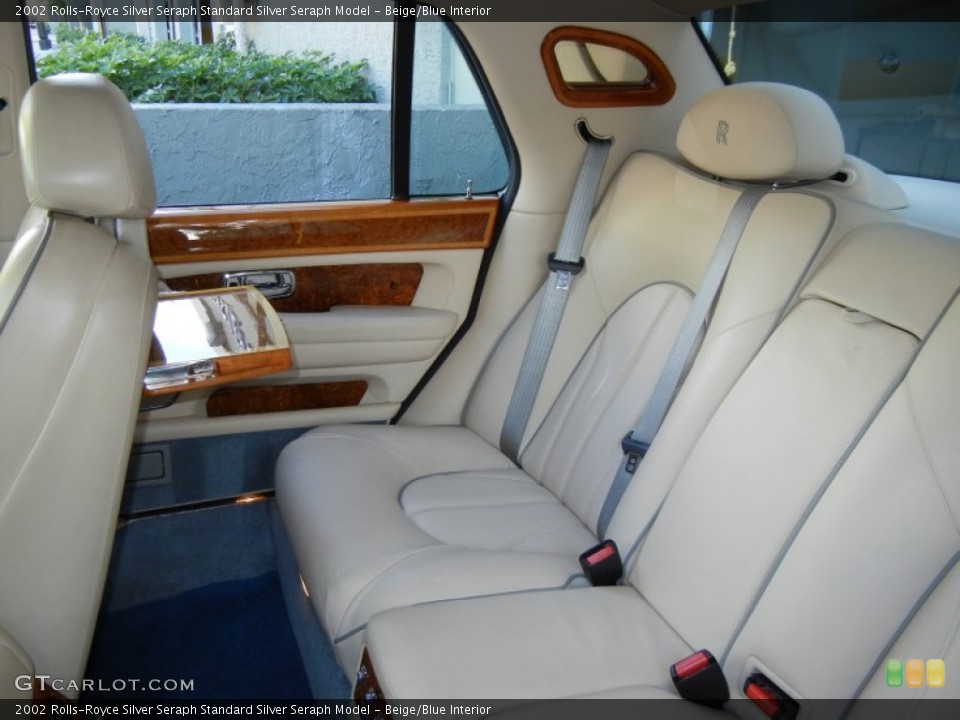 Beige/Blue Interior Photo for the 2002 Rolls-Royce Silver Seraph  #58417800