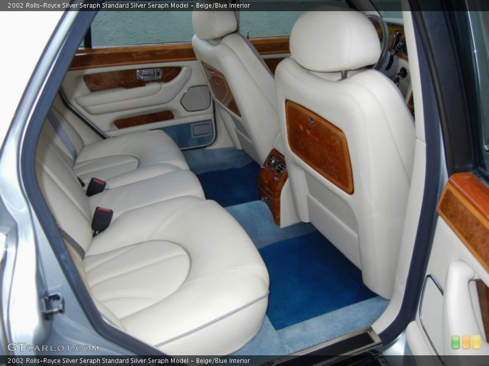 Beige/Blue Interior Photo for the 2002 Rolls-Royce Silver Seraph  #58417833