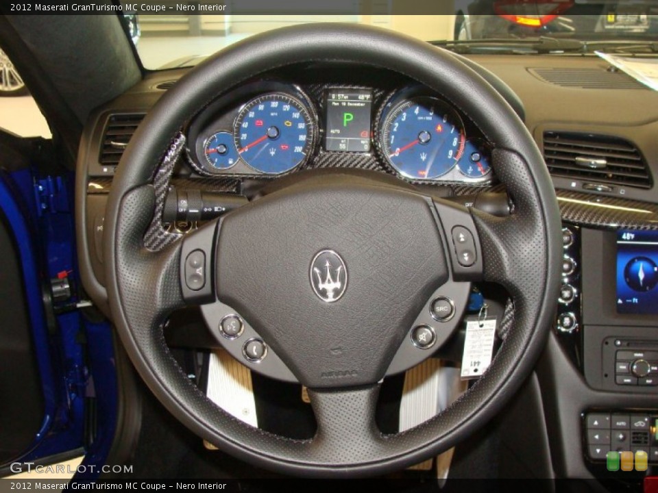 Nero Interior Steering Wheel for the 2012 Maserati GranTurismo MC Coupe #58418778